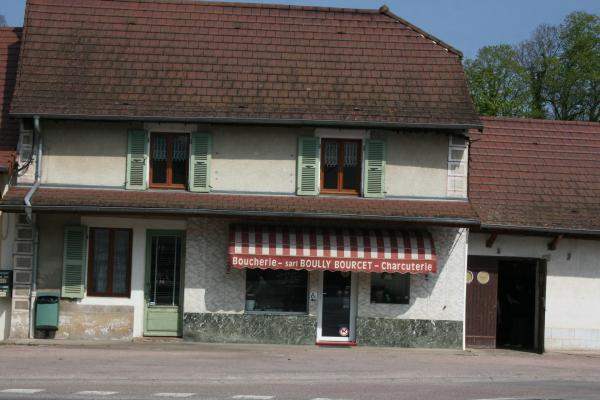 photo de la façade de la boucherie